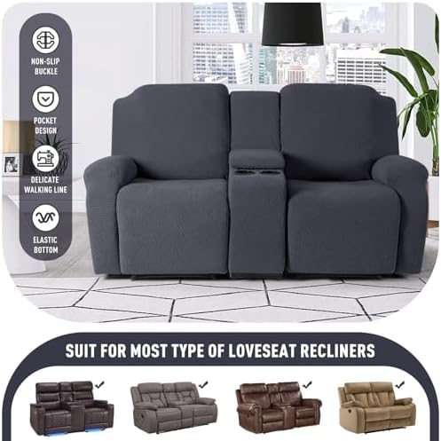 KinCam 2 Seat Recliner Covers with Console