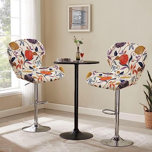 Counter Height Bar Stool Covers 4 Pack for Kitchen and Dining Room
