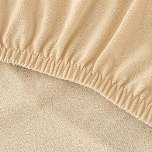 ANWUCHEN Futon Cover Stretch Armless Black