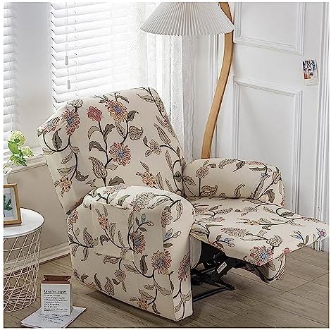 XMAYODS Recliner Slipcover with Storage Pockets 4-Piece Set