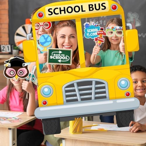 Back to School Photo Booth Props Set 16 Pieces 1