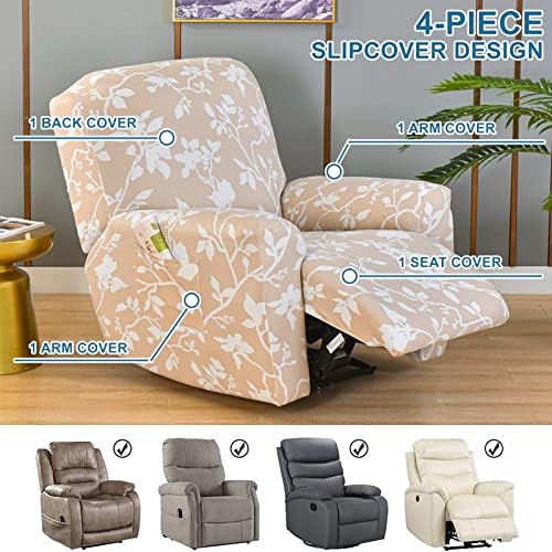 Eco-Ancheng Recliner Slipcovers 4-Piece Set 1