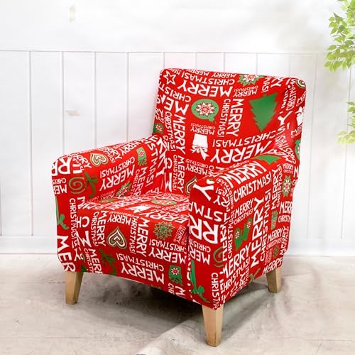 GOSTADY Printed Stretch Armchair Slipcover for Living Room
