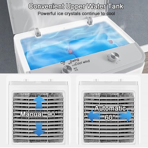 3 In 1 Air Cooler Humidifier Fan with 4 Ice Boxes