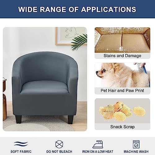 NILUOH Barrel Chair Slipcover for Living Room Comfort and Style
