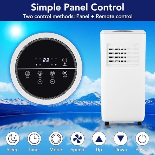 10000 BTU Portable AC with Remote 3-in-1 Unit
