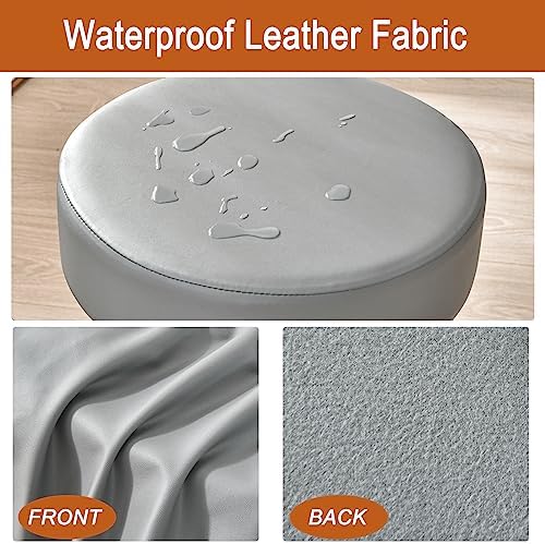 HAOYONG Round Bar Stool Covers Set of 4