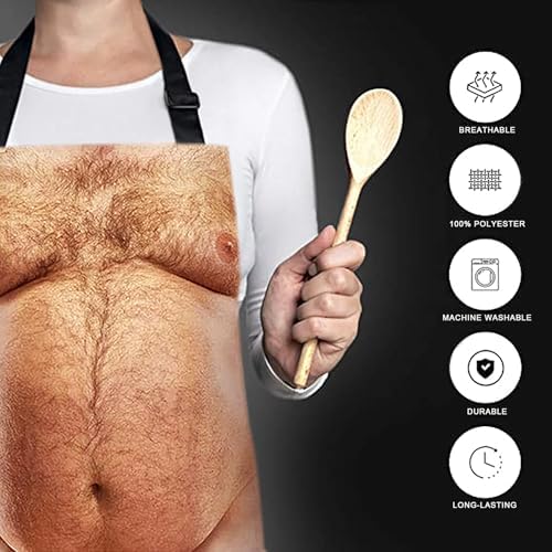 Funny Men Belly Apron for Christmas Prank
