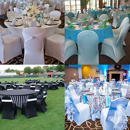 LZY Spandex Chair Covers for Wedding Parties and Banquets