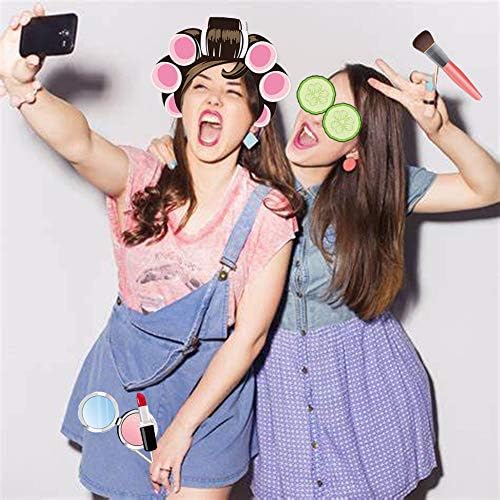 25Pcs Spa Photo Booth Props with Stick