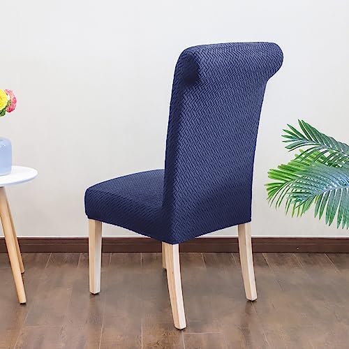 SPRINGRICO 4 Pack Dining Chair Covers with Seat Belt