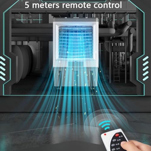 Portable Air Conditioner with Oscillating Fan 3 Speeds 12 Hour Timer
