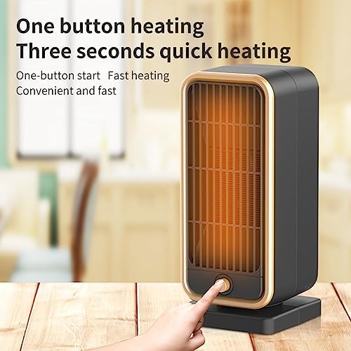 DOACT Silent PTC Ceramic Fan Heater 500W 3S Heating US Plug