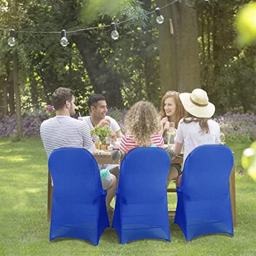 Babenest Spandex Chair Covers 10PCS Universal Fit Royal Blue