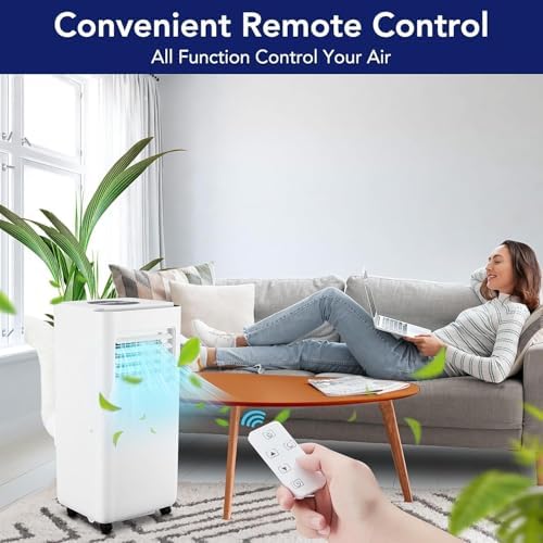 LALFPET 10000 BTU Portable AC 3-in-1 with Remote Control