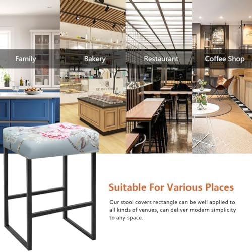 Levoberg Rectangular Bar Stool Cover Set of 2