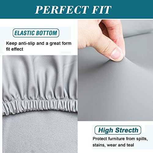 HFCNMY Stretch Waterproof Dining Chair Seat Covers Set of 4