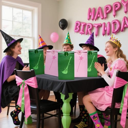 Witch Party Favor Bags with Stickers 30 Pcs Set 1