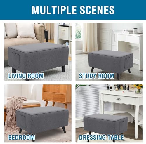 HVERSAILTEX Stool Cover for Rectangular Ottoman