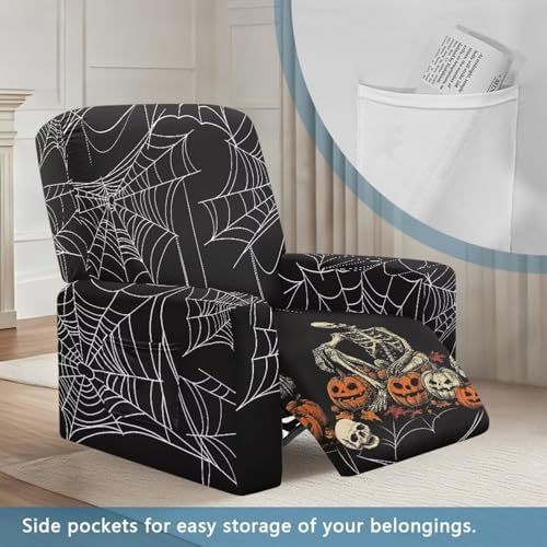 Yecarypod Halloween Recliner Chair Cover