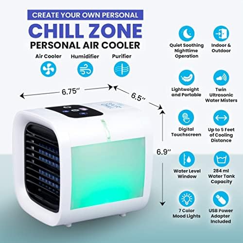 3AIR Chill Personal Air Cooler with LED Light