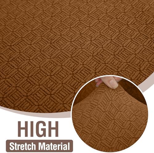 HDCAXKJ L Shape Sectional Sofa Cover Caramel X-Large