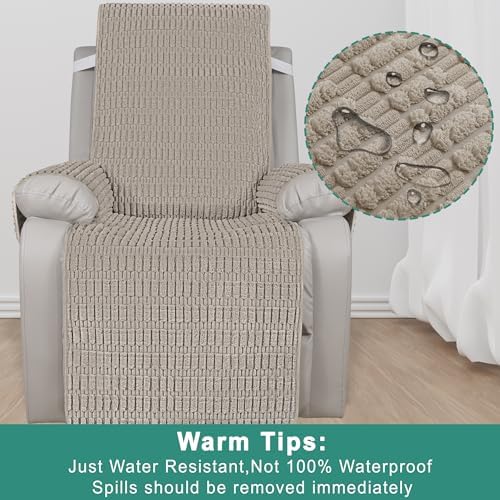 Foxdecor Recliner Chair Covers - Brown 23 W 1