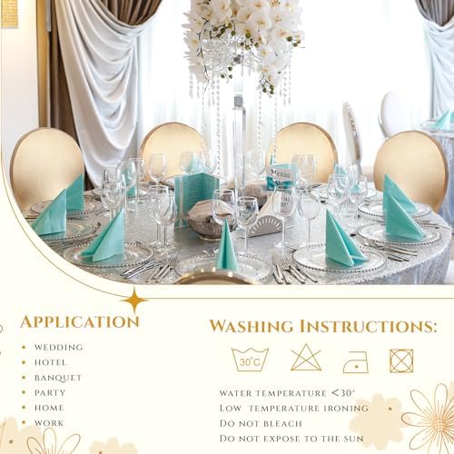 Kinlop 10 Pcs Gold Spandex Stretch Chair Covers