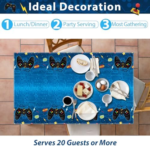 GISGFIM Video Game Party Supplies Set for 20 Guests