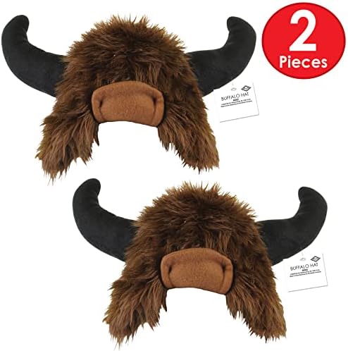 Beistle Plush Buffalo Hats Pack of 2