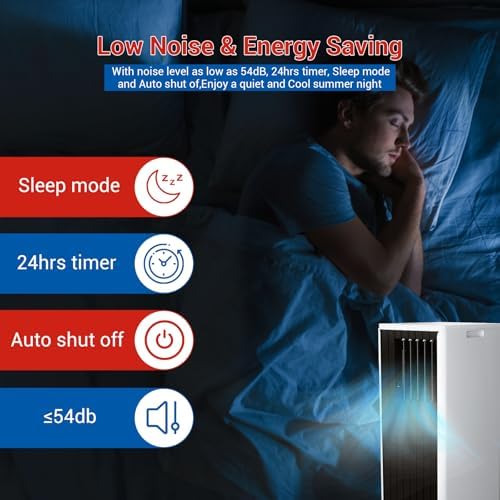 8000 BTU Portable AC for Room Up to 350 Sq Ft