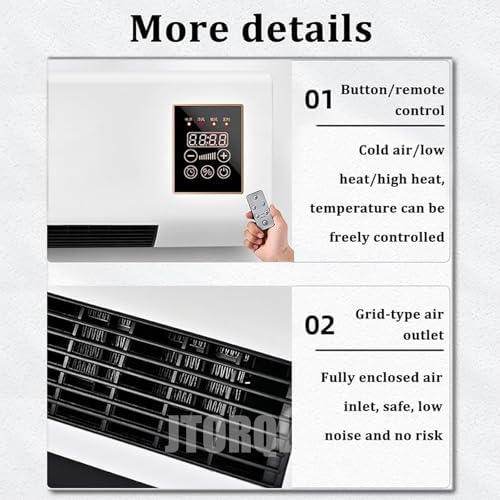 Climafy Portable Split AC Heater Unit - Wall Mount No Window Needed