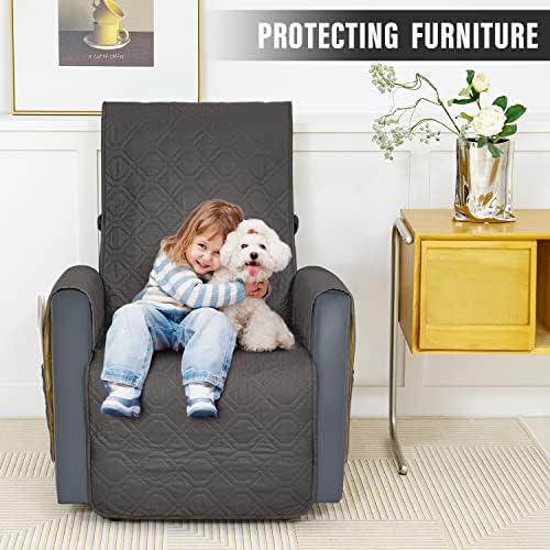 Waterproof Recliner Chair Cover with Straps for Dogs