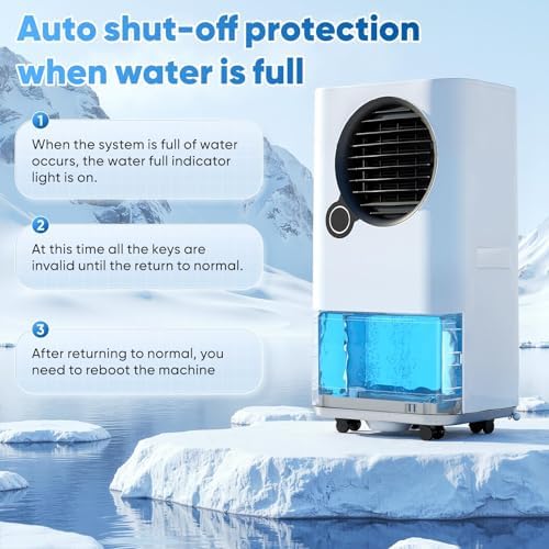 16000 BTU Smart Portable Air Conditioner with Cooling Dehumidifier Fan