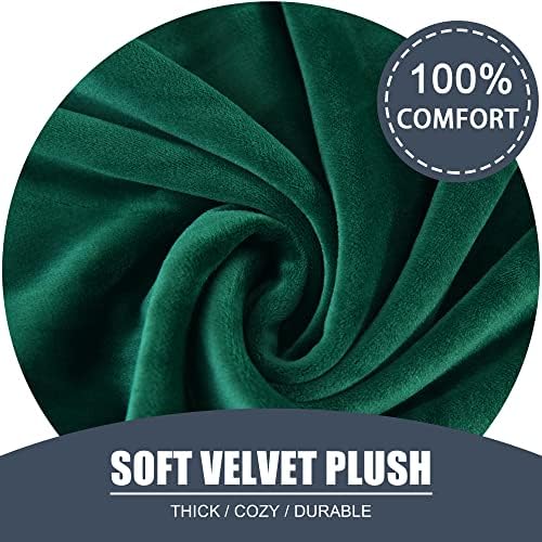 CONRUSER Stretch Wingback Chair Covers Green