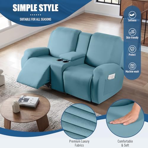 TAOCOCO Reclining Loveseat Slipcover Set