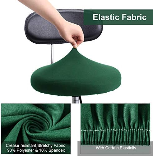 Tatuo Elastic Stool Covers for 14-17 Inch Chairs Green 4 Pieces