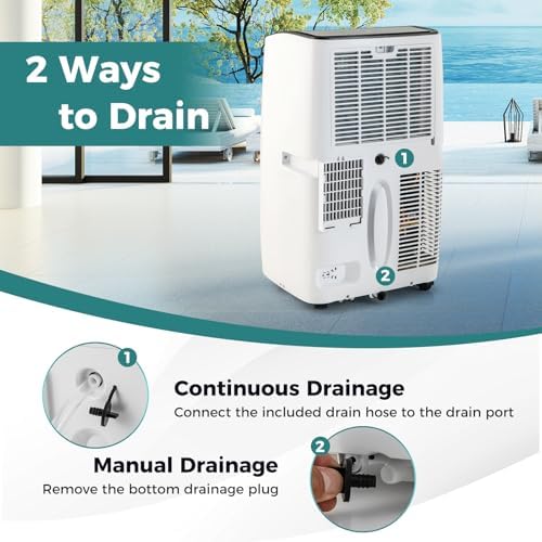 SIMOE 12000 BTU Portable AC with Heating and Cooling