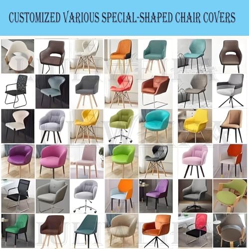 Custom Stretch Dining Chair Cover Set of 2 for Modern Kitchen