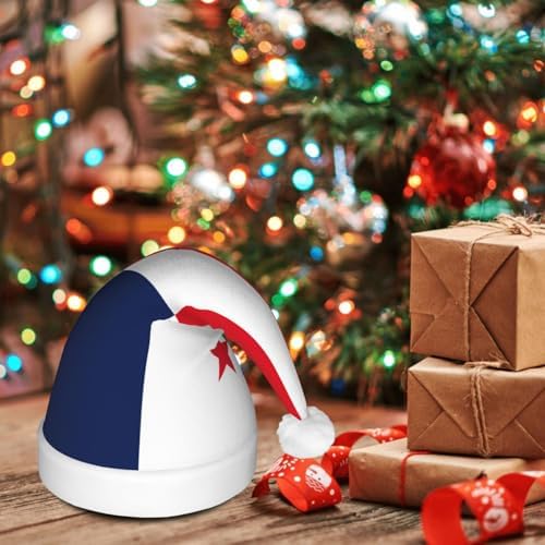 Panama Flag Christmas Hat with LED Lights