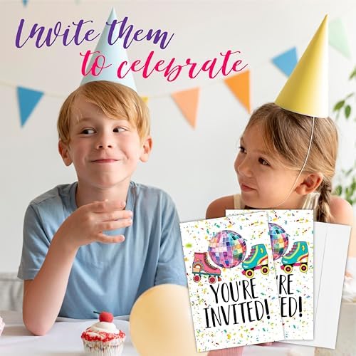 Skate Birthday Party Invitation Cards