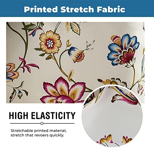 CRFATOP 2 Piece Stretch Wingback Chair Covers