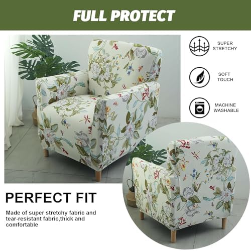 FUANGUI Stretch Armchair Slipcover with Arms 1