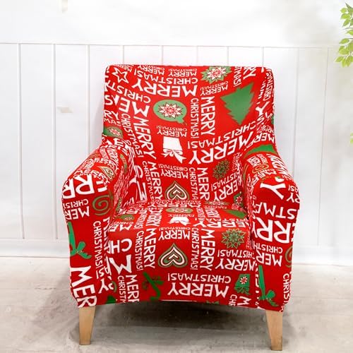 GOSTADY Printed Stretch Armchair Slipcover for Living Room