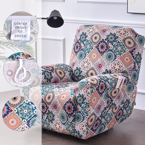 YISUN Recliner Chair Covers with Storage Pocket