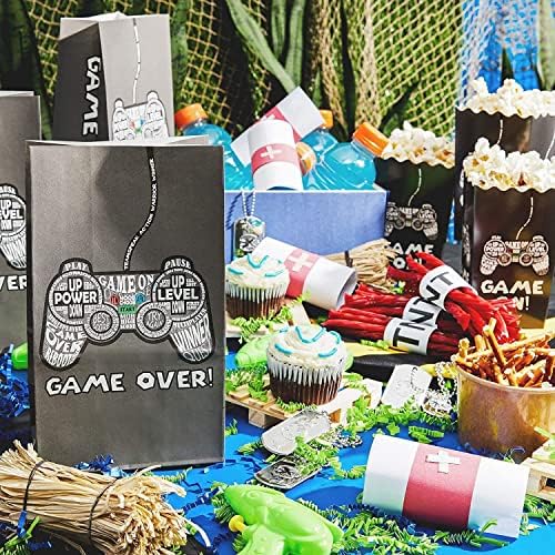 Blue Panda Gamer Goodie Bags 36 Pack Tote Bags