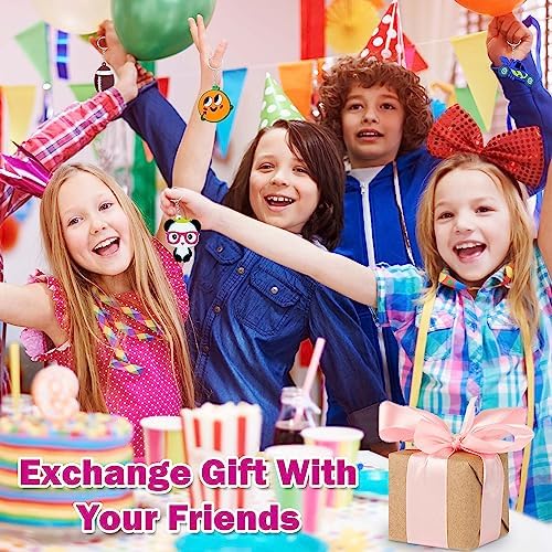 60PCS Cartoon Kids Keychains Bulk Party Favors 1