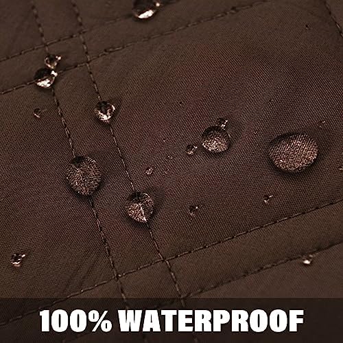 TOMORO Non-Slip Sofa Slipcover with 5 Pockets - Waterproof and Durable